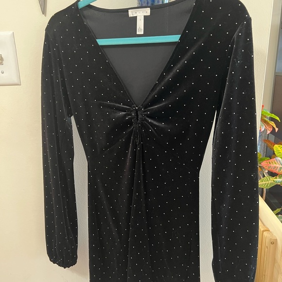 Leith velvet mini dress, size small - Picture 5 of 6
